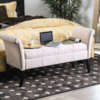 Porch & Den Tillary Fabric Storage Accent Bench