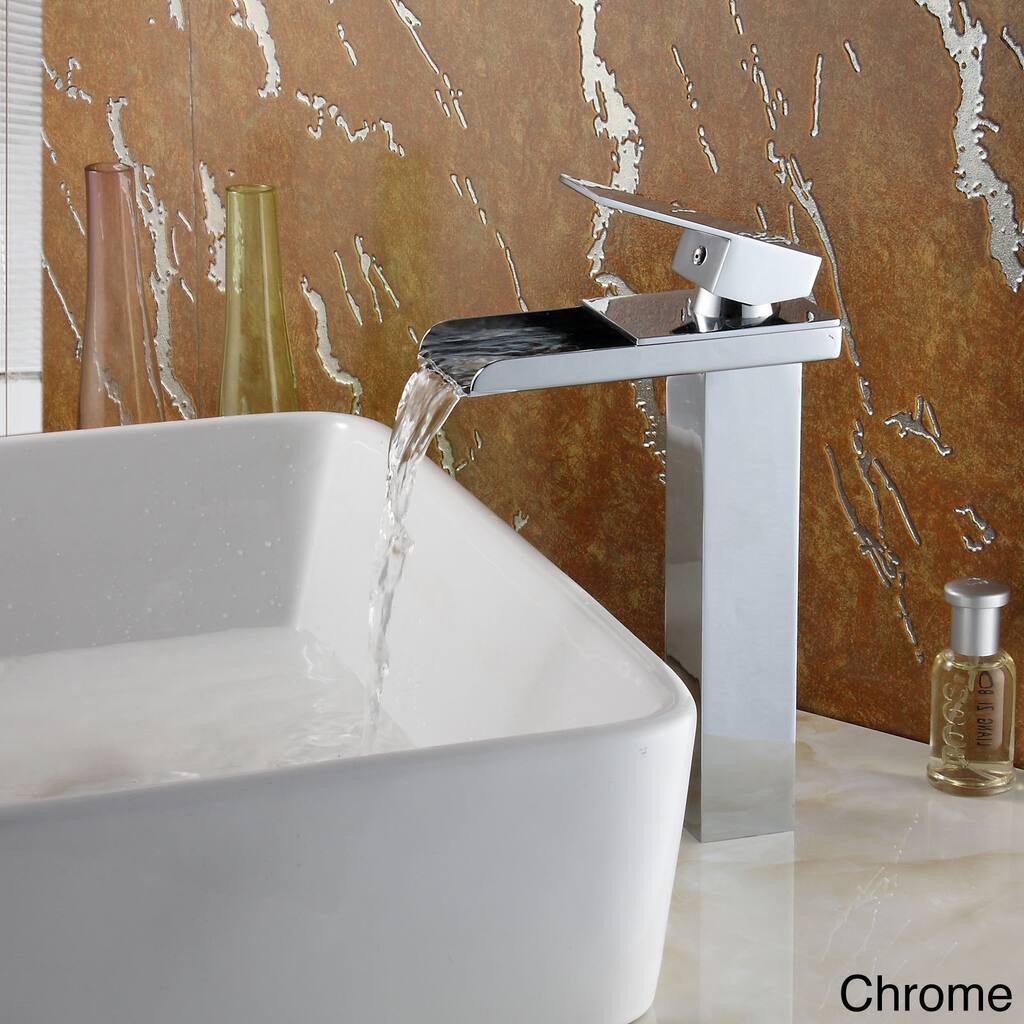 Elite 8814 Single-Lever Waterfall Vessel Sink Faucet
