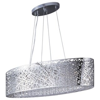 Maxim Inca 9-light Polished Chrome Linear Pendant Lamp