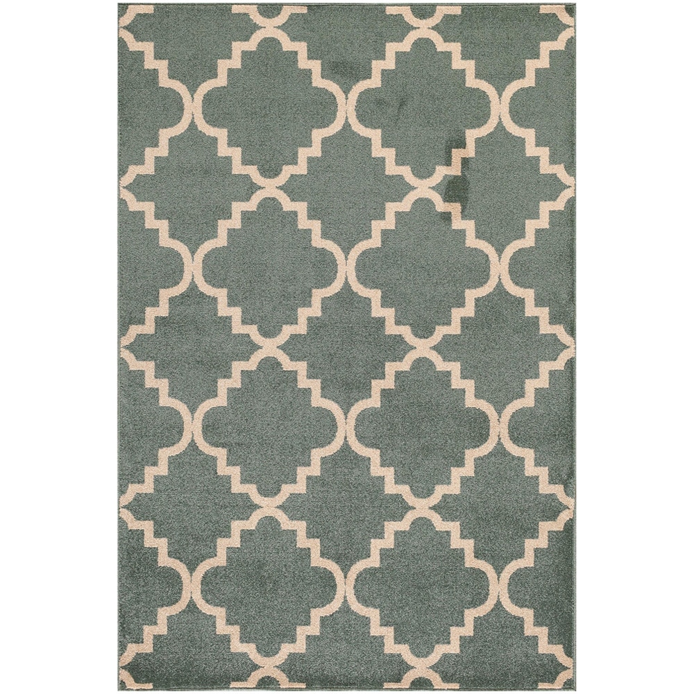 Veranda Taza Light Blue/ Bone Indoor/ Outdoor Rug (710 X 910)