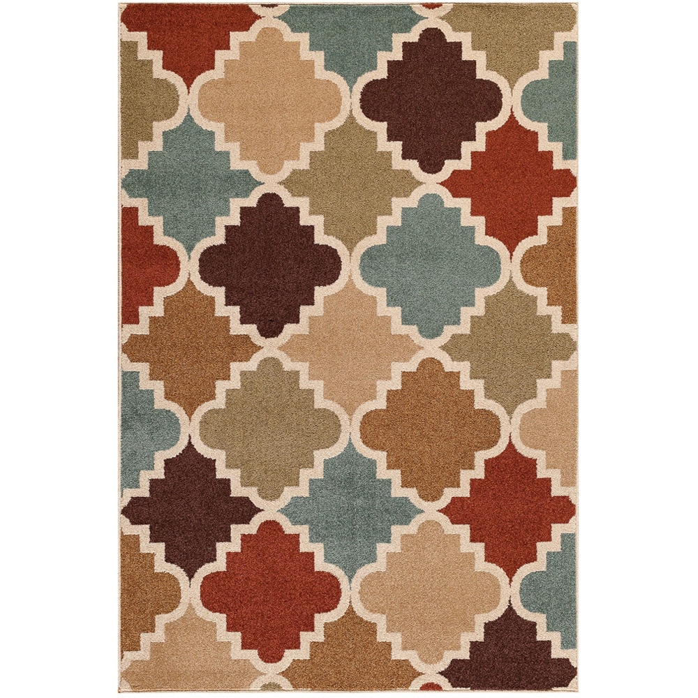 Veranda Taza Multi/ Bone Indoor/ Outdoor Rug (710 X 910)