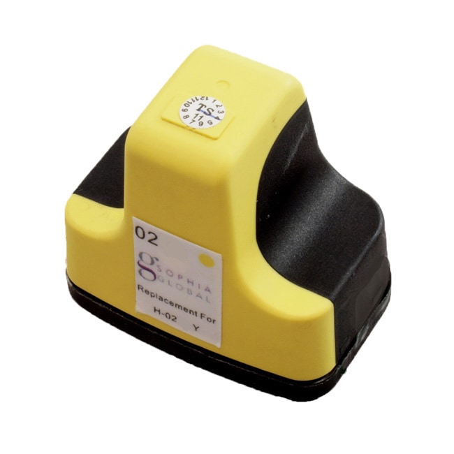 Sophia Global Remanufactured Ink Cartridge Replacement For Hp 02 (1 Yellow)