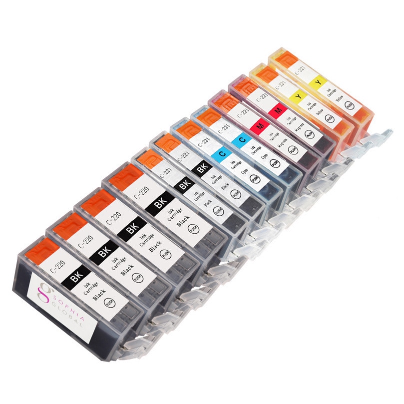 Sophia Global Compatible Ink Cartridge Replacement For Canon Pgi 220 And Cli 221 (4 Large B???