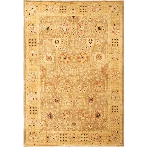 Safavieh Hand-knotted Peshawar Vegetable Dye Multi/ Gold Wool Rug - 9' x 12'