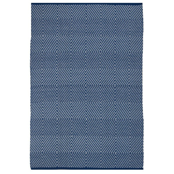 Shop Fab Habitat Indoor/Outdoor Rug Zen Blue/ White Contemporary