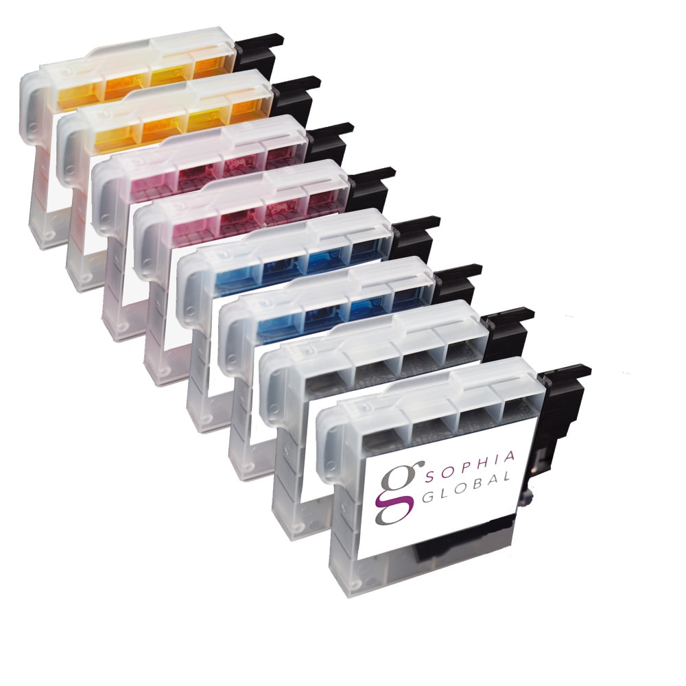 Sophia Global Compatible Ink Cartridge Replacement For Brother Lc65 (2 Black, 2 Cyan, 2 Magenta, 2 Yellow)