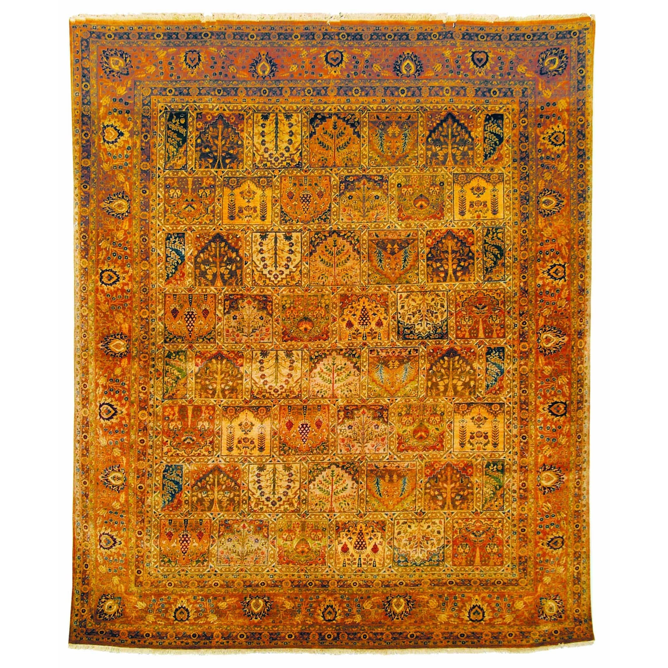 Safavieh Hand knotted Lavar Multi/ Rust Wool Rug (6 X 9)