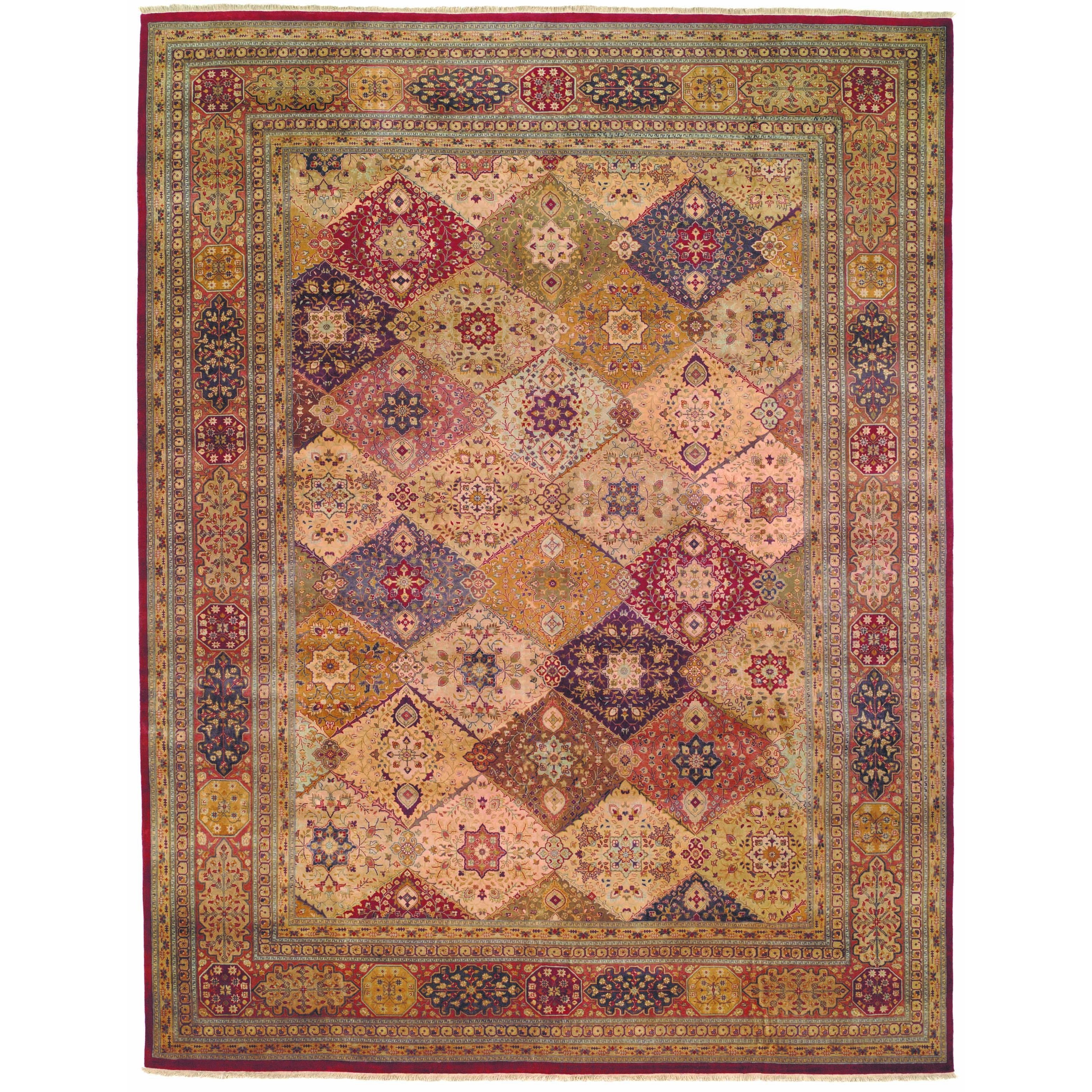 Safavieh Hand knotted Lavar Multi/ Rust Wool Rug (8 X 10)