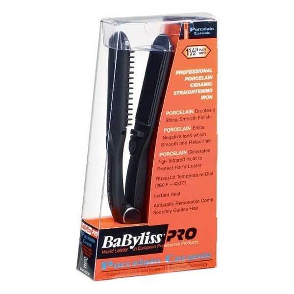 babyliss pro porcelain ceramic 1.5 flat iron