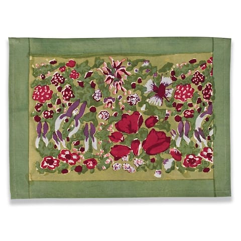 Jardine Red/ Green Placemats (Set of 6)