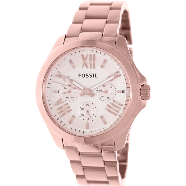 Fossil Women's Cecile Rose Goldtone Chronograph Watch Fossil Women's Fossil Watches