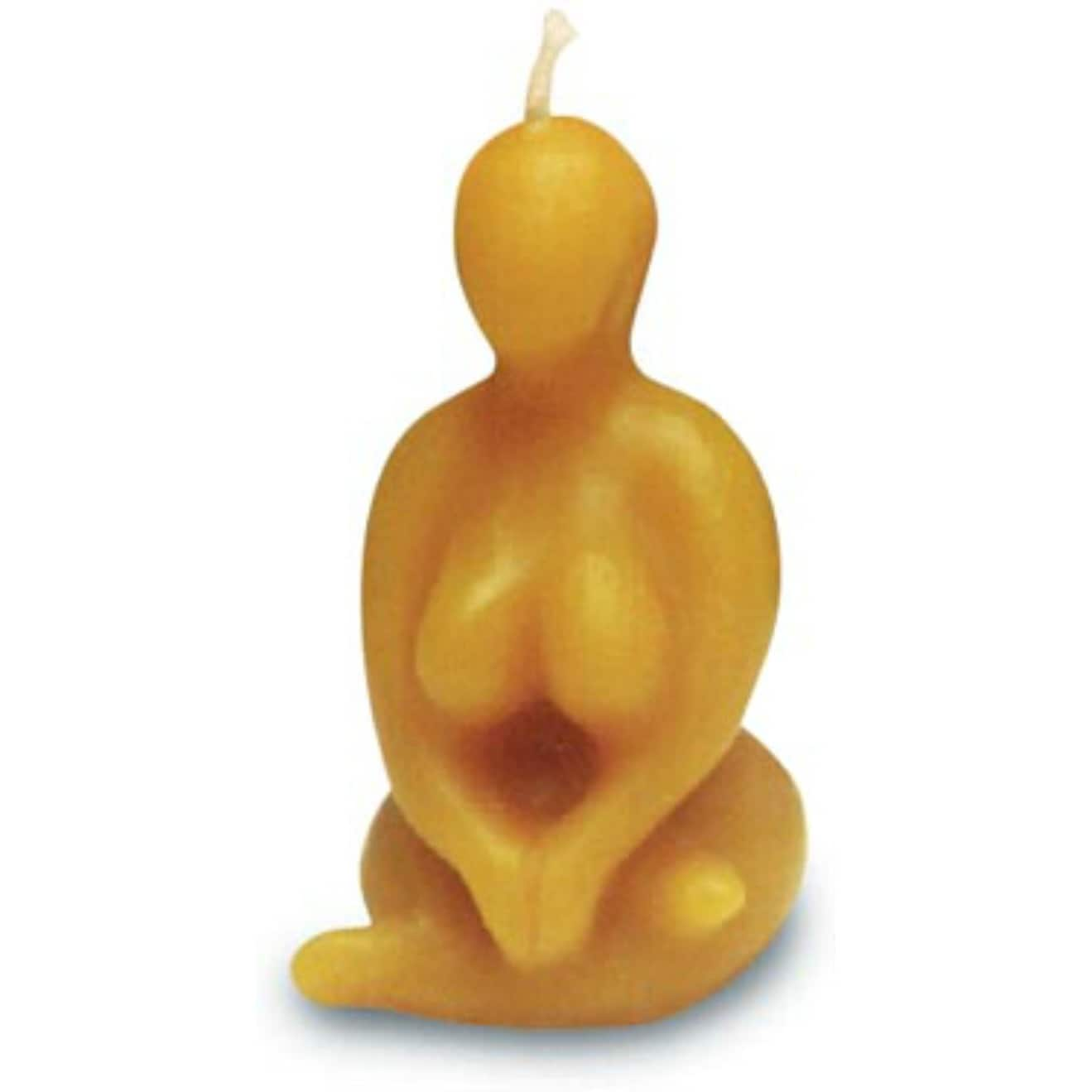 Beeswax Goddess Candle