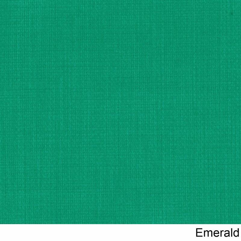 16-inch Square Indoor/Outdoor Chair Cushions (Set of 2) - 16 x 16 - Emerald