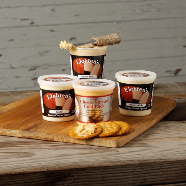 Shop Eichten's Assorted Gouda Cheese Spreads and Crackers Bundle Free