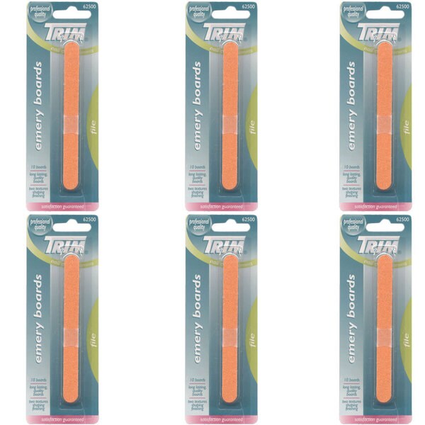Shop Trim Emery Boards 10piece Nail Care Implements (Pack of 6) Free