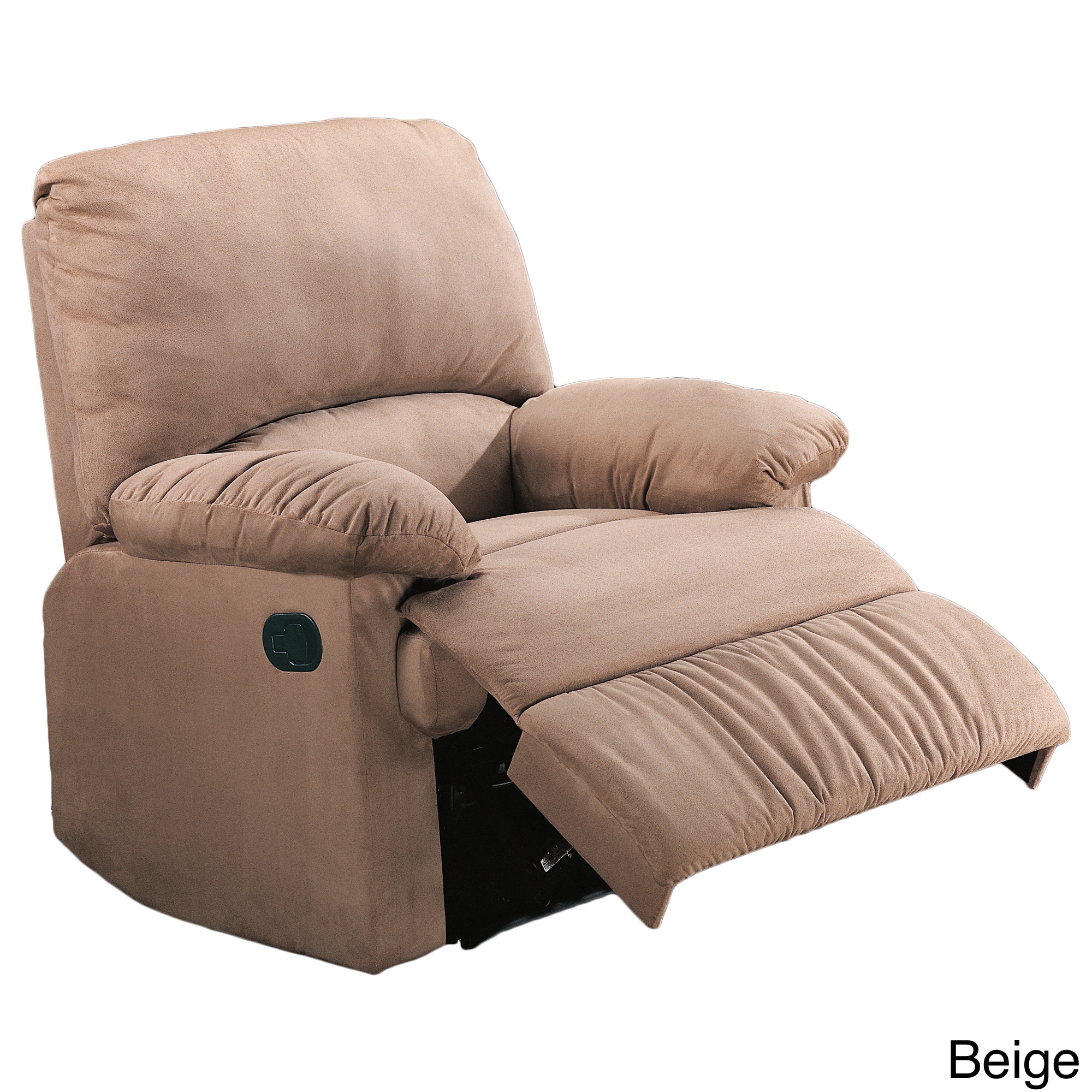 Casual Microfiber Recliner Chair