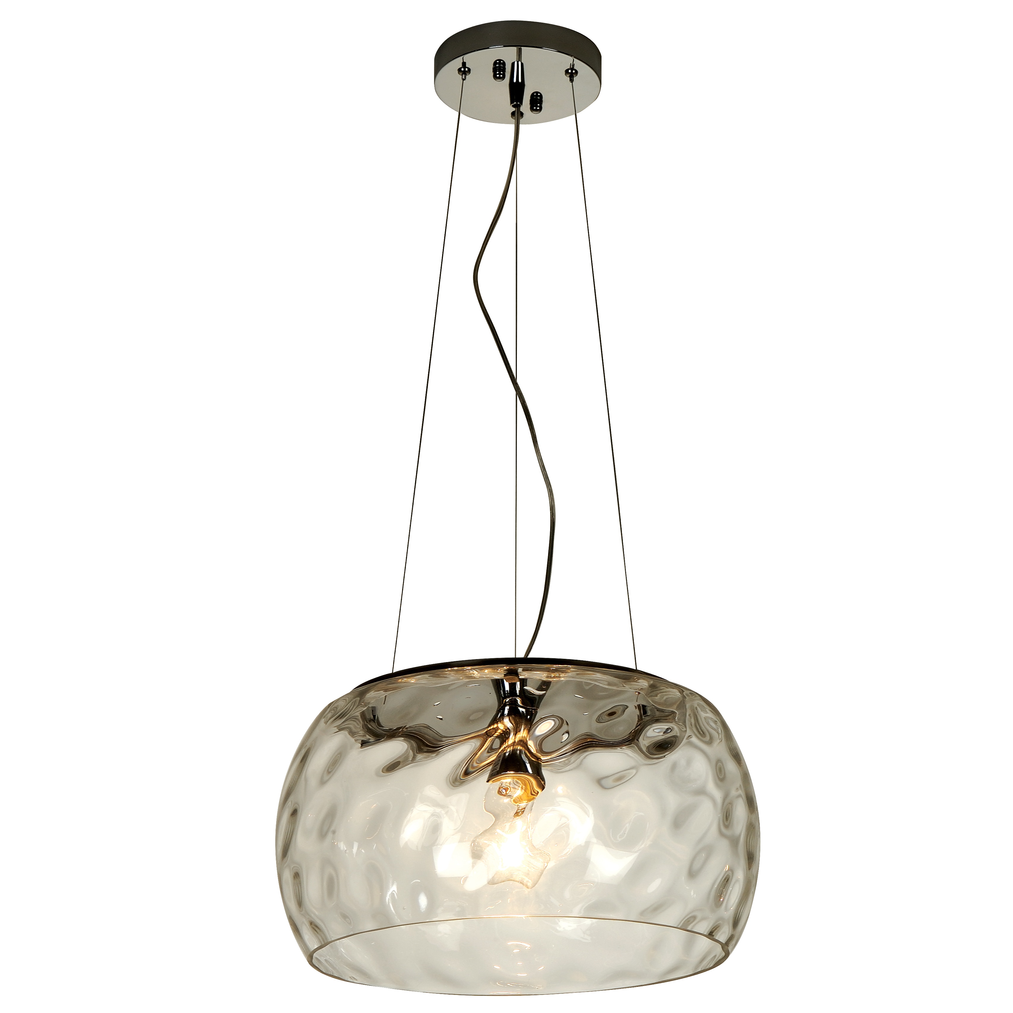 Mystere 1 light Polished Chrome Pendant