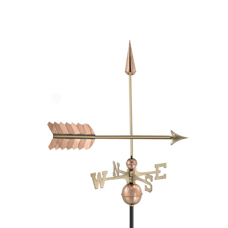 Arrow Pure Copper Weathervane by Good Directions