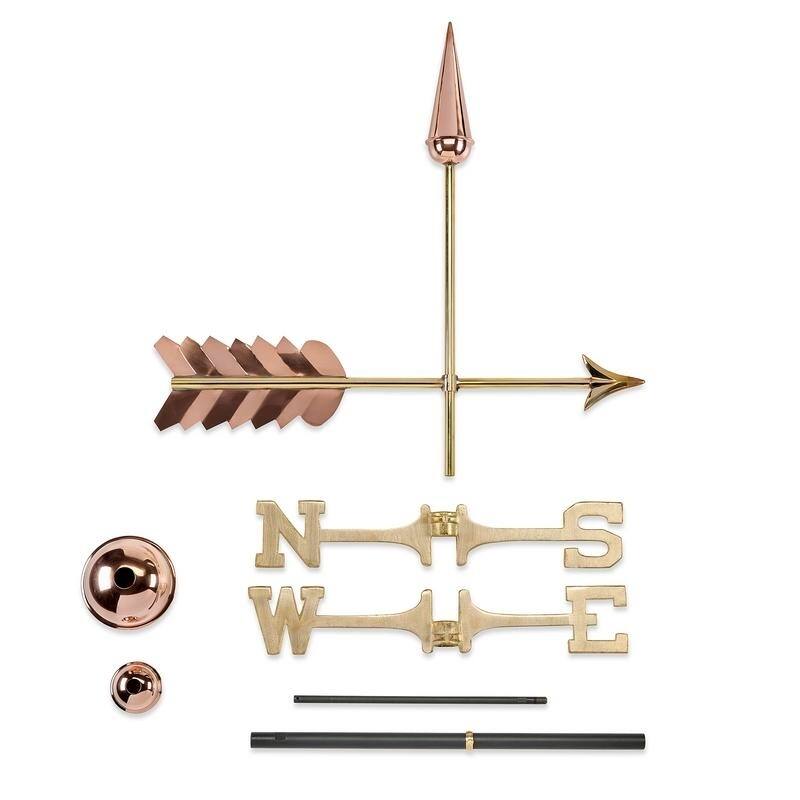Arrow Pure Copper Weathervane by Good Directions