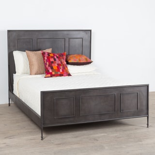 Putnam Zinc finished Steel Queen Bed (India) Beds