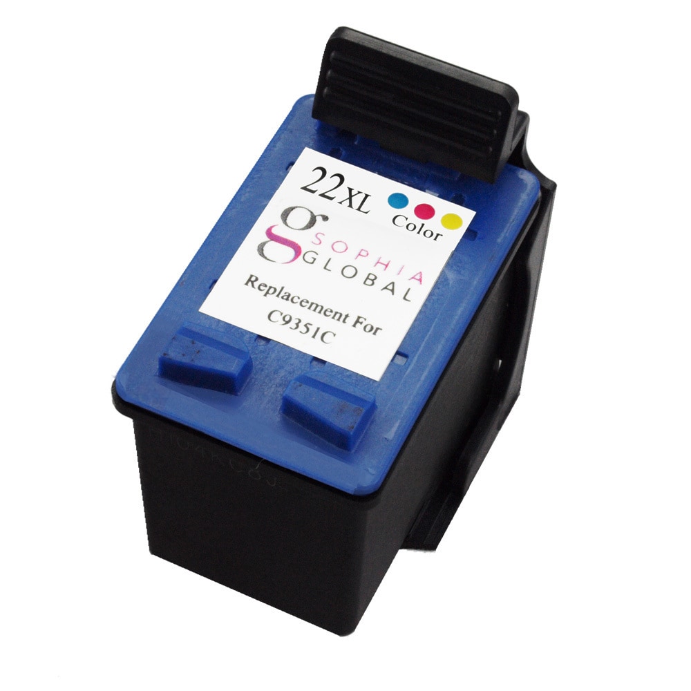 Sophia Global Remanufactured Ink Cartridge Replacement For Hp 22xl (1 Color) (colorPrint yield Meets Printer Manufacturers Specifications for Page YieldModel 1eaHP22XLPack of 1We cannot accept returns on this product. )