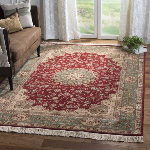 Safavieh Hand-knotted Tabriz Floral Multi Wool/ Silk Rug - 8' x 10'