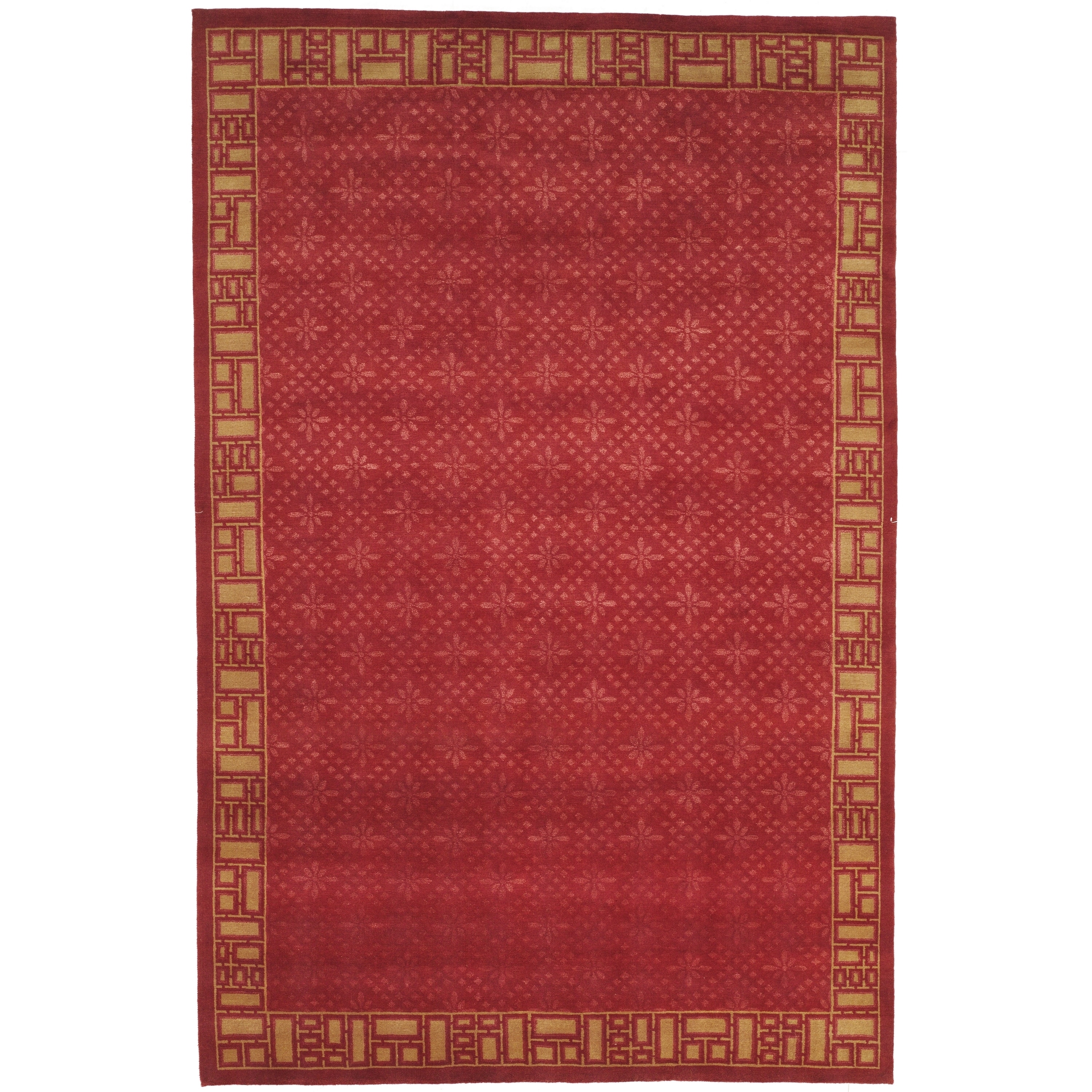 Safavieh Hand knotted Nepalese Multi Wool/ Silk Rug (8 X 10)