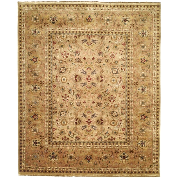 Safavieh Hand-knotted Farahan Sarouk Ivory/ Gold Wool Rug - 9' x 12'