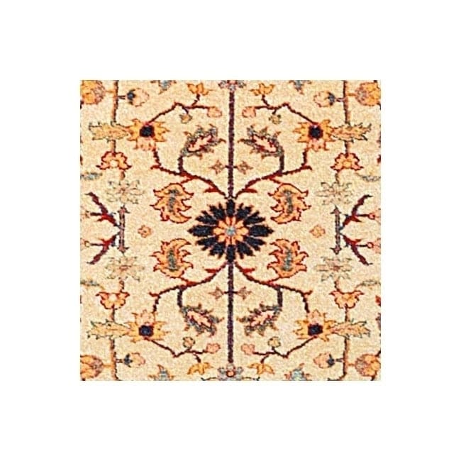 Safavieh Hand knotted Samarkand Ivory/ Rust Wool Rug (6 X 9)