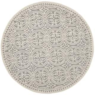 10 X Round Oval Square Area Rugs For Less Safavieh Handmade Cambridge Moroccan Silver Ivory Rug 10 Round