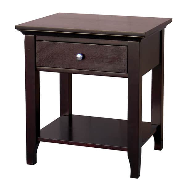 target espresso end table