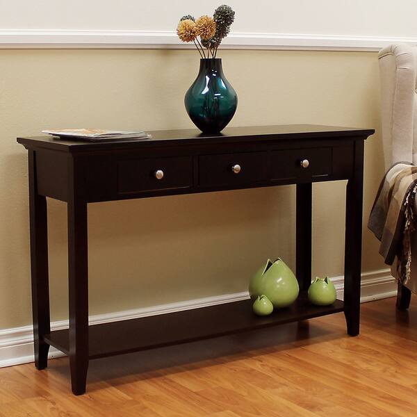 Shop Ferndale Espresso Console Table On Sale Overstock 8861390