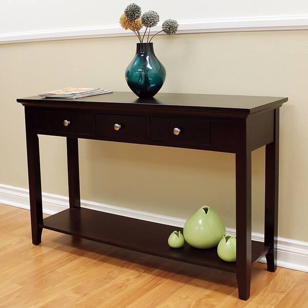 Shop Ferndale Espresso Console Table On Sale Overstock 8861390