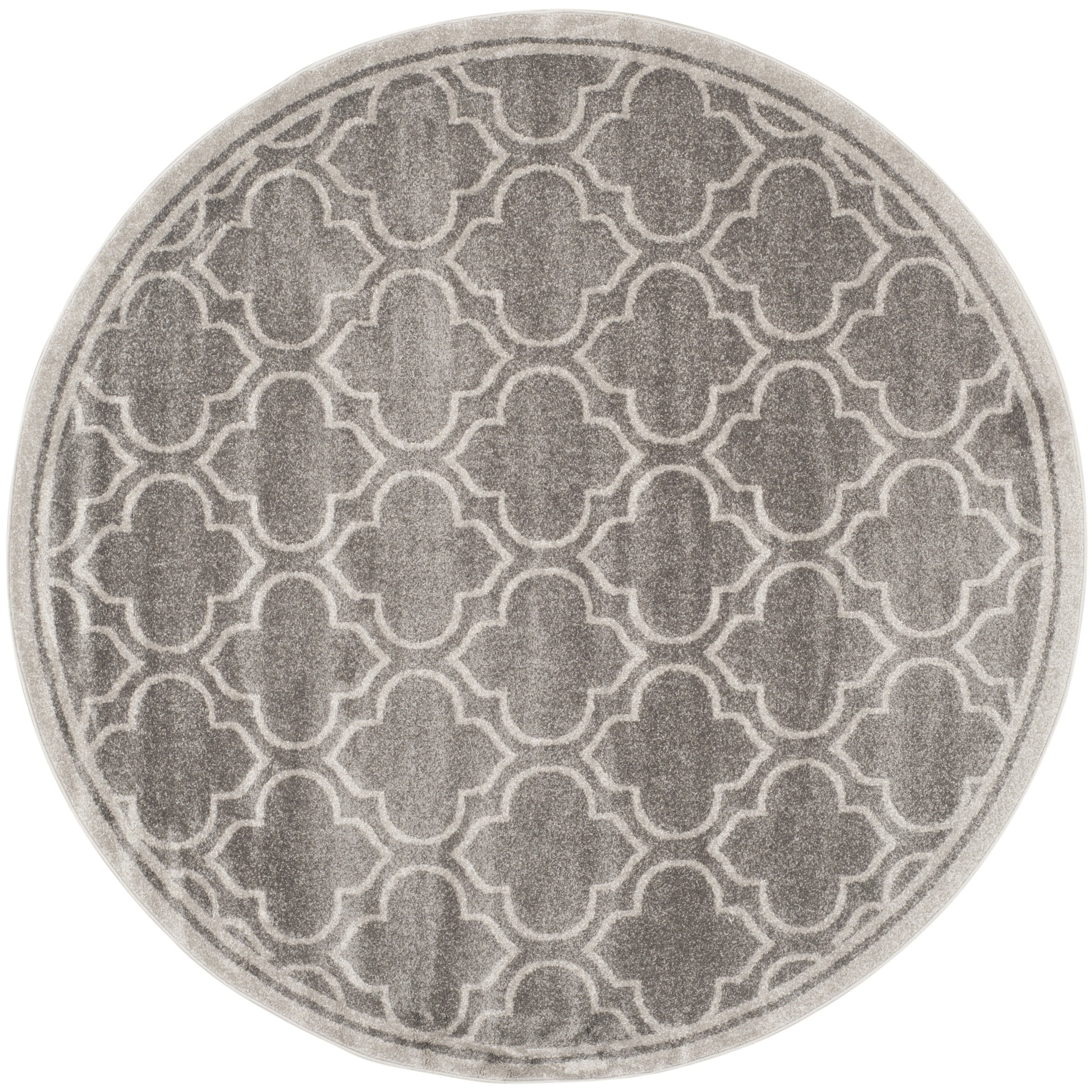 Safavieh Amherst Grey/ Light Grey Rug (7 Round)