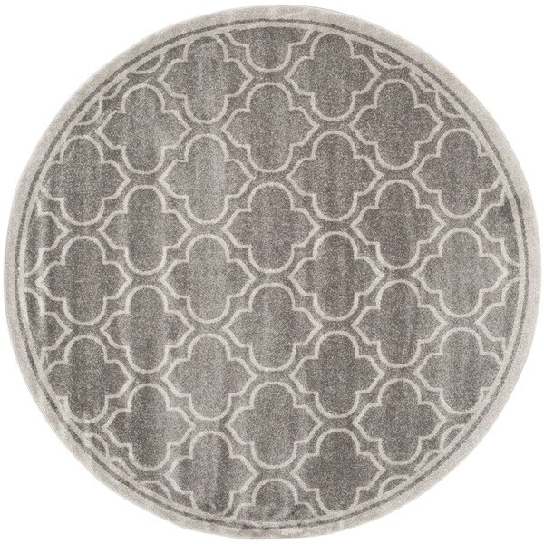 Safavieh Amherst Grey/ Light Grey Rug - 7' X 7' Round