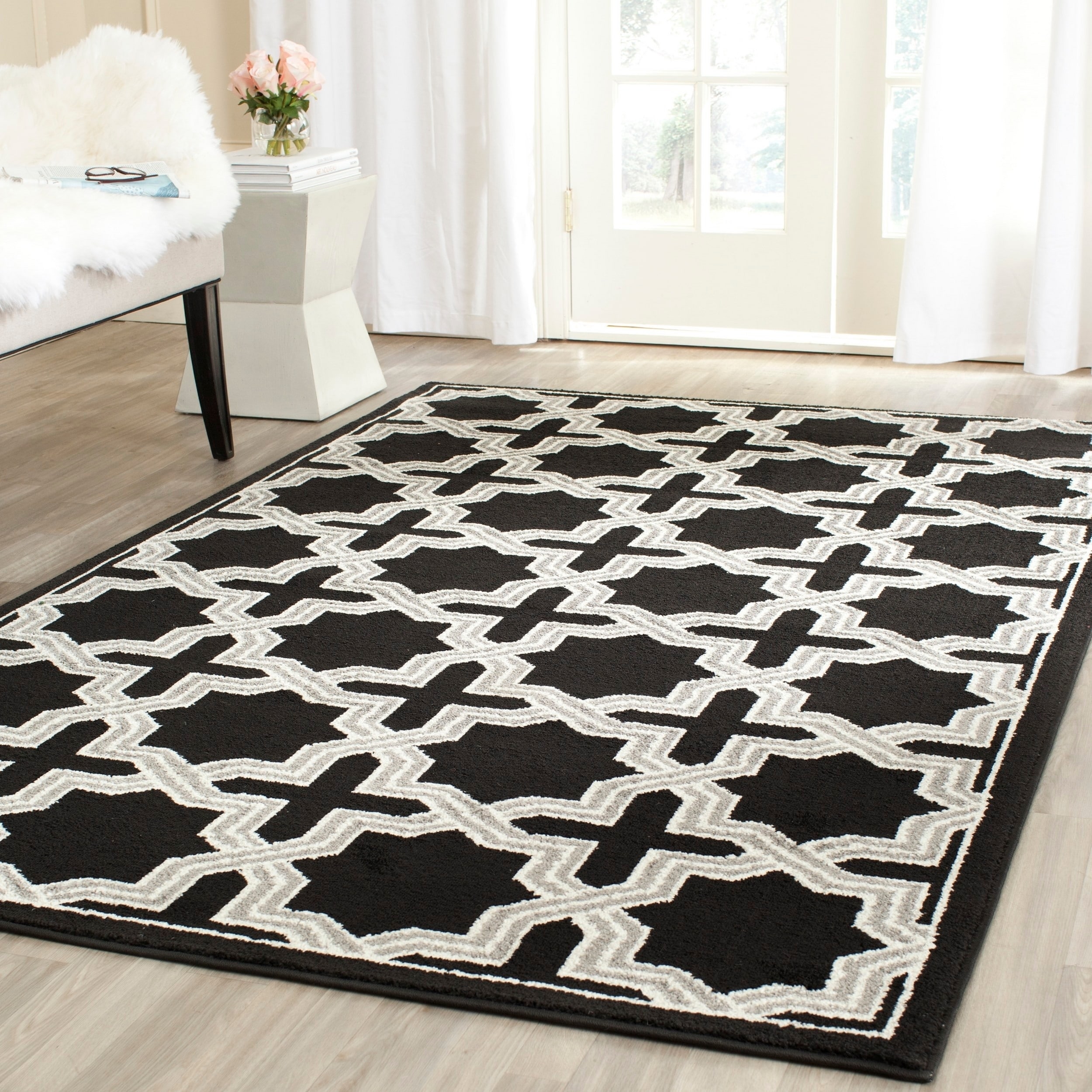 Safavieh Amherst Anthracite/ Grey Rug (7 Round)