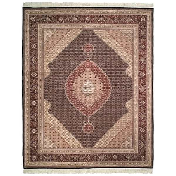 Safavieh Hand-knotted Tabriz Herati Multi Wool/ Silk Rug - 9' x 12'
