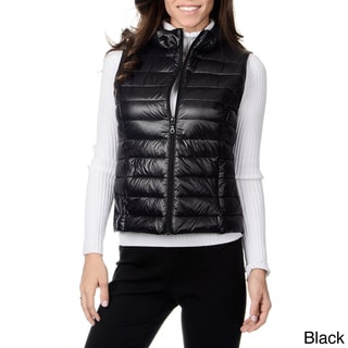 Tabeez Women's Grey Faux Fur Open Vest - 14919579 - Overstock.com ...