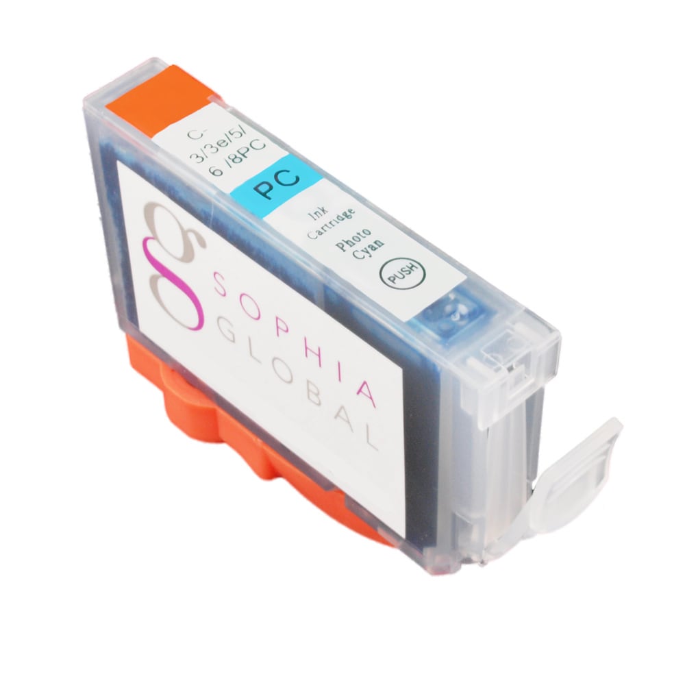 Sophia Global Compatible Ink Cartridge Replacement For Canon Bci 6 (1 Photo Cyan) (Photo MagentaPrint yield Meets Printer Manufacturers Specifications for Page YieldModel 1eaBCIPack of 1We cannot accept returns on this product. )