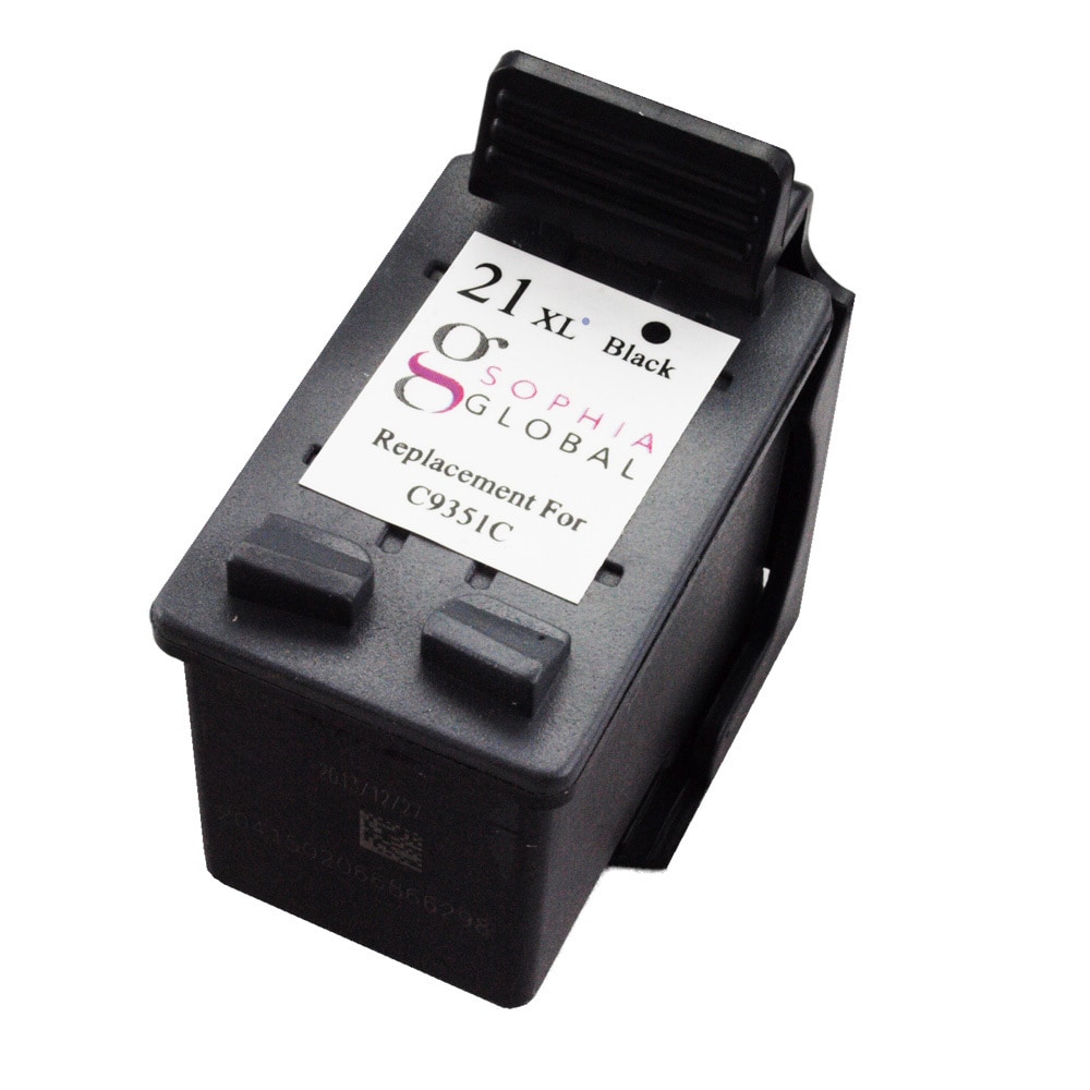 Sophia Global Remanufactured Ink Cartridge Replacement For Hp 21xl (1 Black) (blackPrint yield Meets Printer Manufacturers Specifications for Page YieldModel 1eaHP21XLPack of 1We cannot accept returns on this product. )