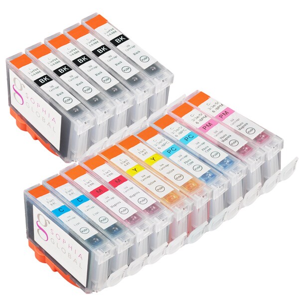 Sophia Global Compatible Ink Cartridge Replacement for Canon BCI-6 (15 Pack)