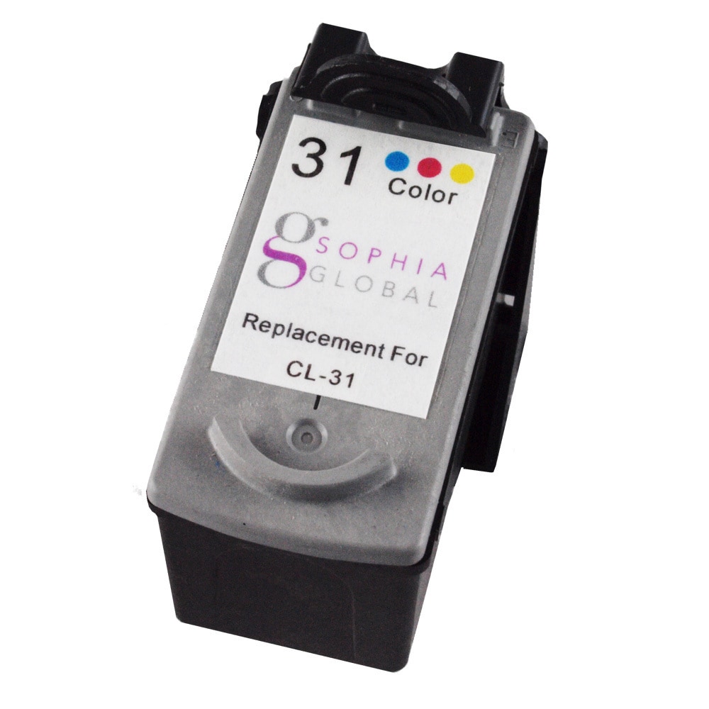 Sophia Global Remanufactured Ink Cartridge Replacement For Canon Cl 31 (1 Color) (TricolorPrint yield Up to 206 pagesModel SGCL31Pack of 1We cannot accept returns on this product. )