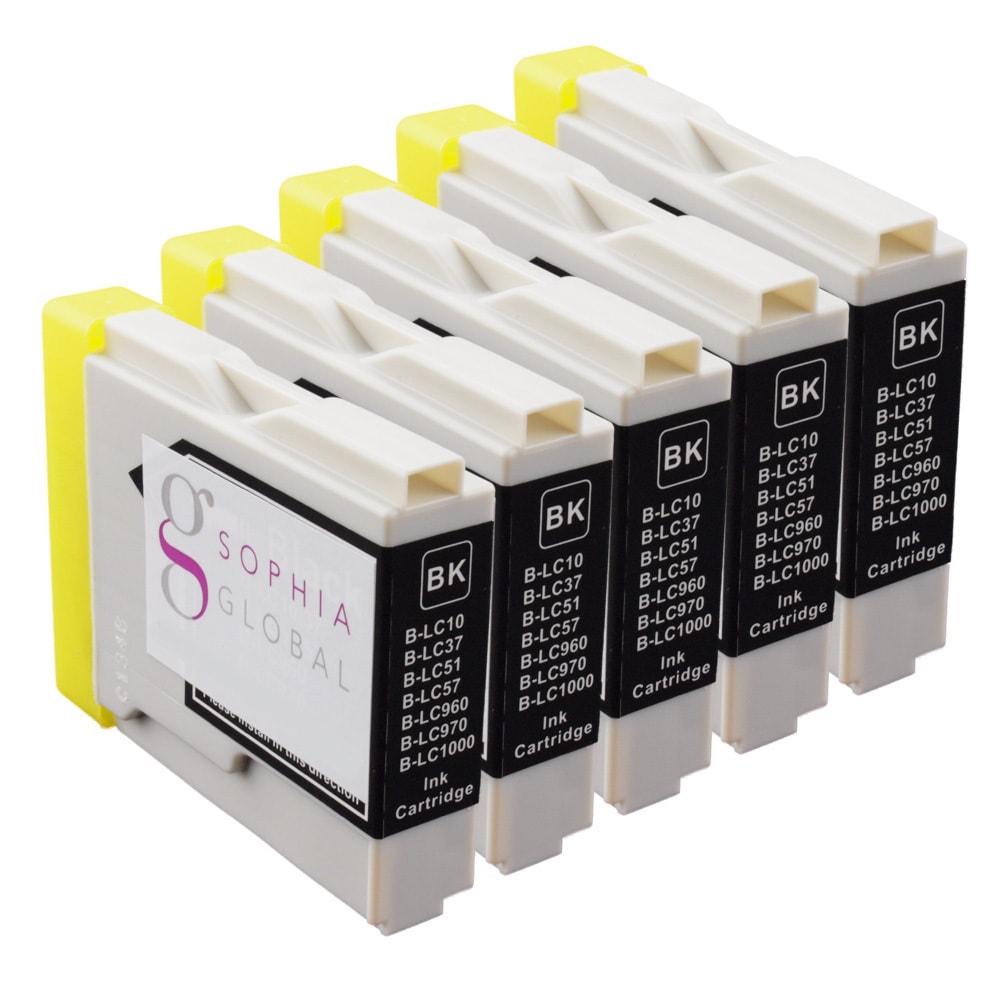 Sophia Global Compatible Ink Cartridge Replacement For Brother Lc51 (5 Black)