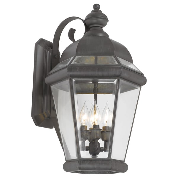 Elk Lighting Newington 4 light Charcoal Outdoor Sconce  