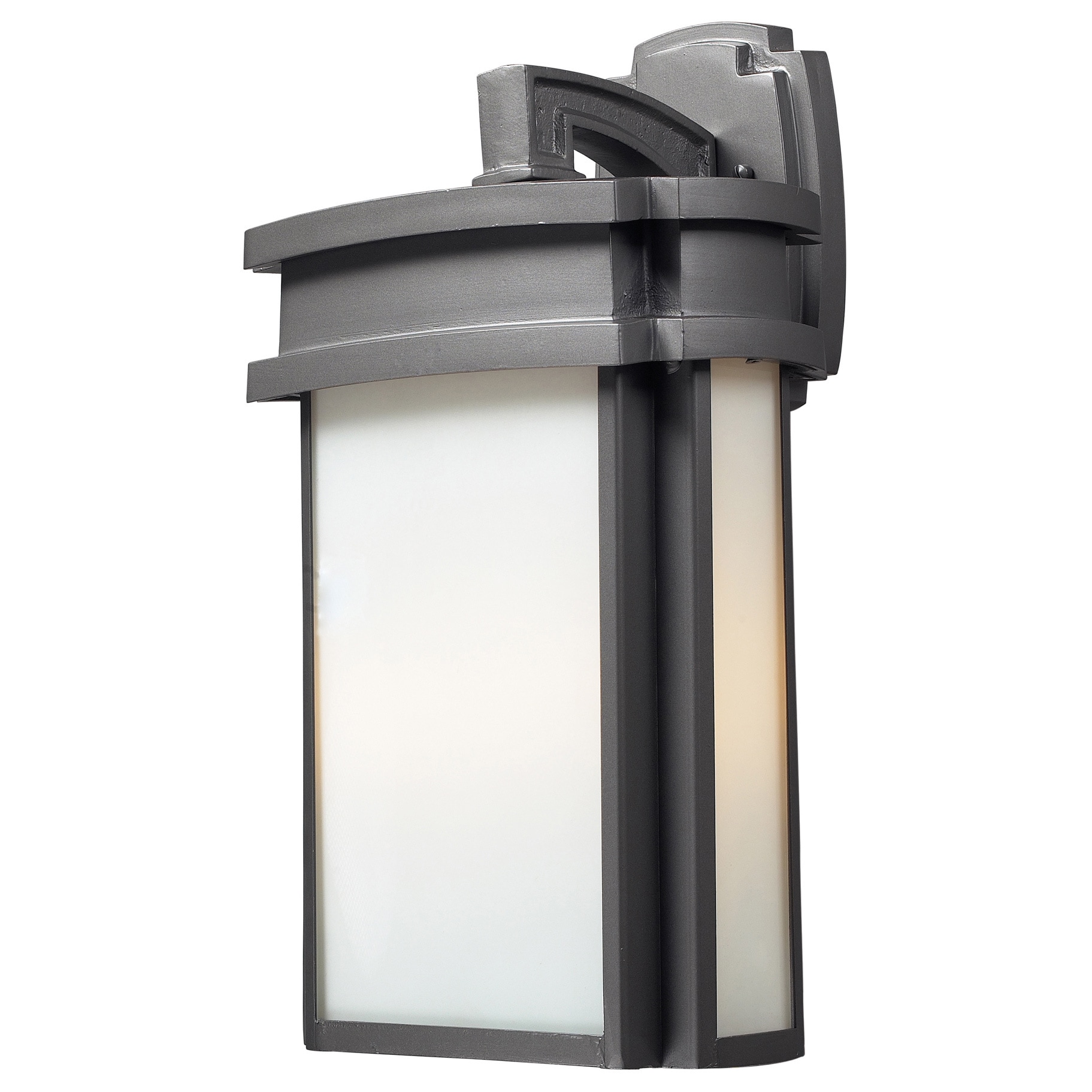 Sedona 2 Light Led Graphite Outdoor Wall Sconce Overstock 8865668