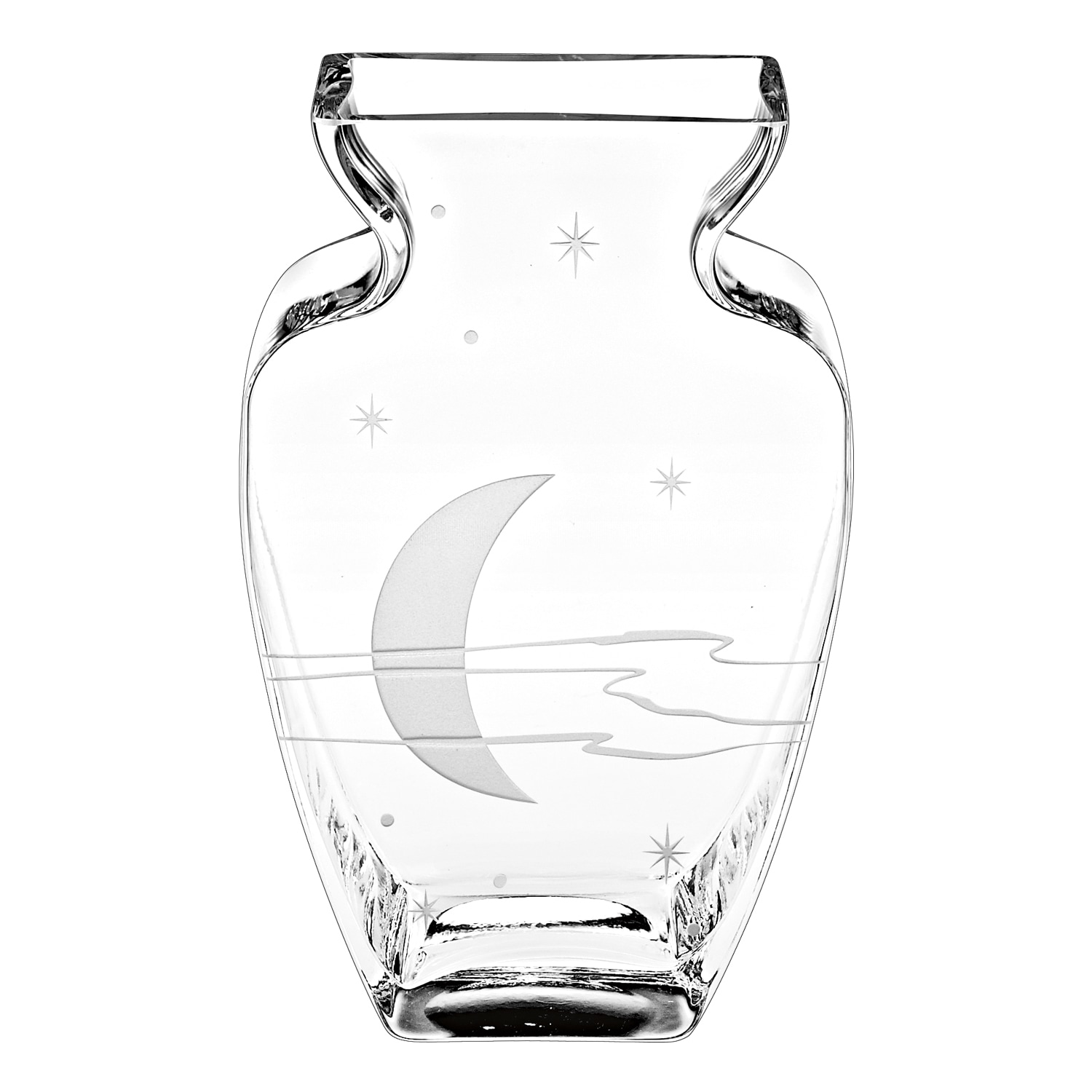 Starry Night 10 inch Glass Vase