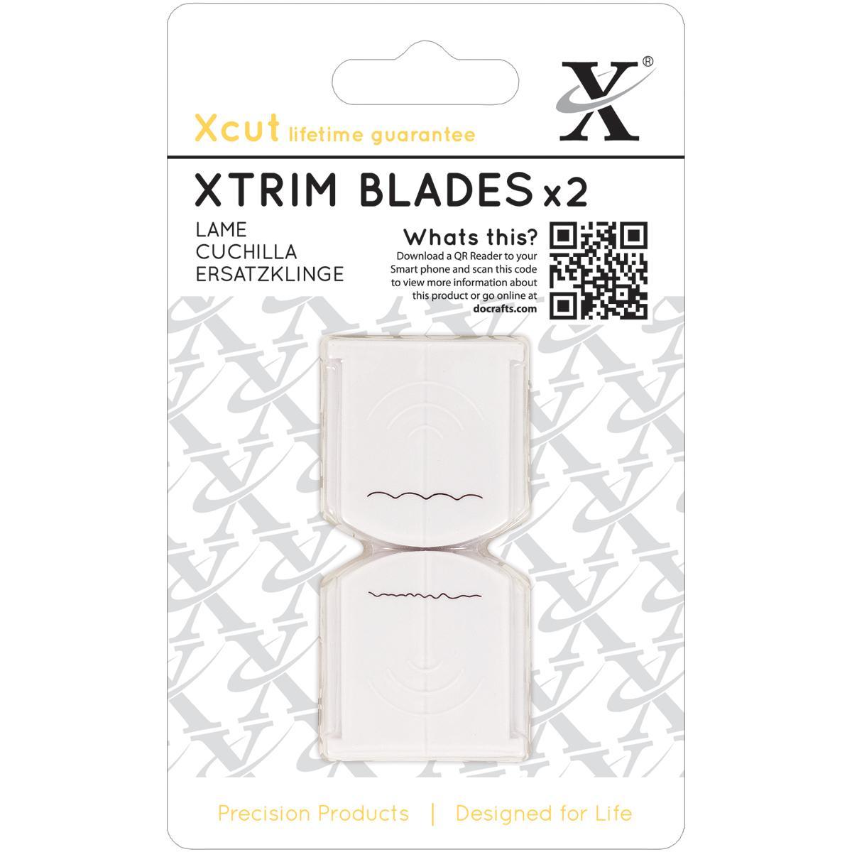 Xtrim Replacement Blades 2/pkg   Deckle   Scallop; For Xc268400