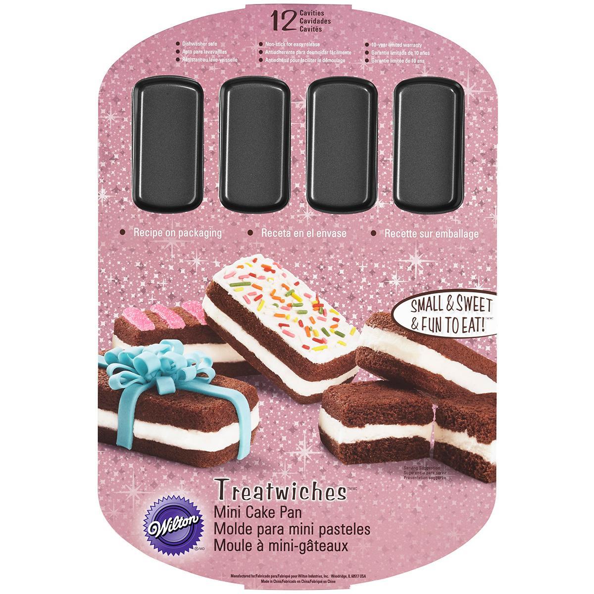 Novelty Cake Pan   12 Cavity Treatwiches 16.6 X11.3 X0.6