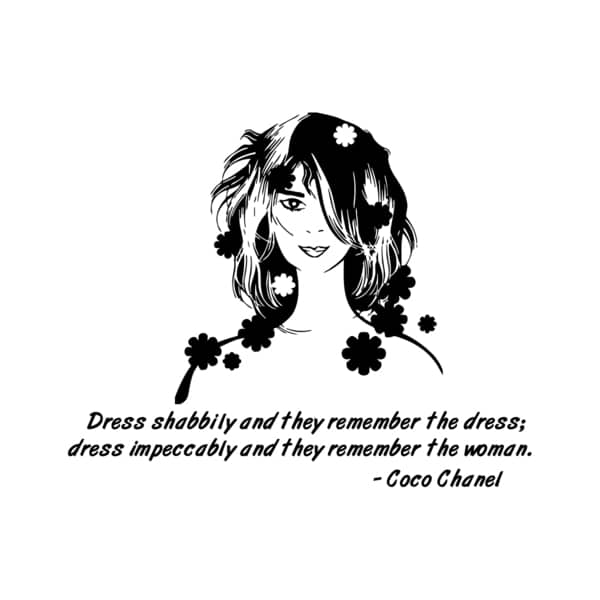 Fashion Quote 'Dress Shabbily...' Black Vinyl Wall Decal Sticker - Bed Bath & Beyond - 8869043 Fashion Quote 'Dress Shabbily...' Black Vinyl Wall Decal Sticker - Bed Bath & Beyond - 8869043