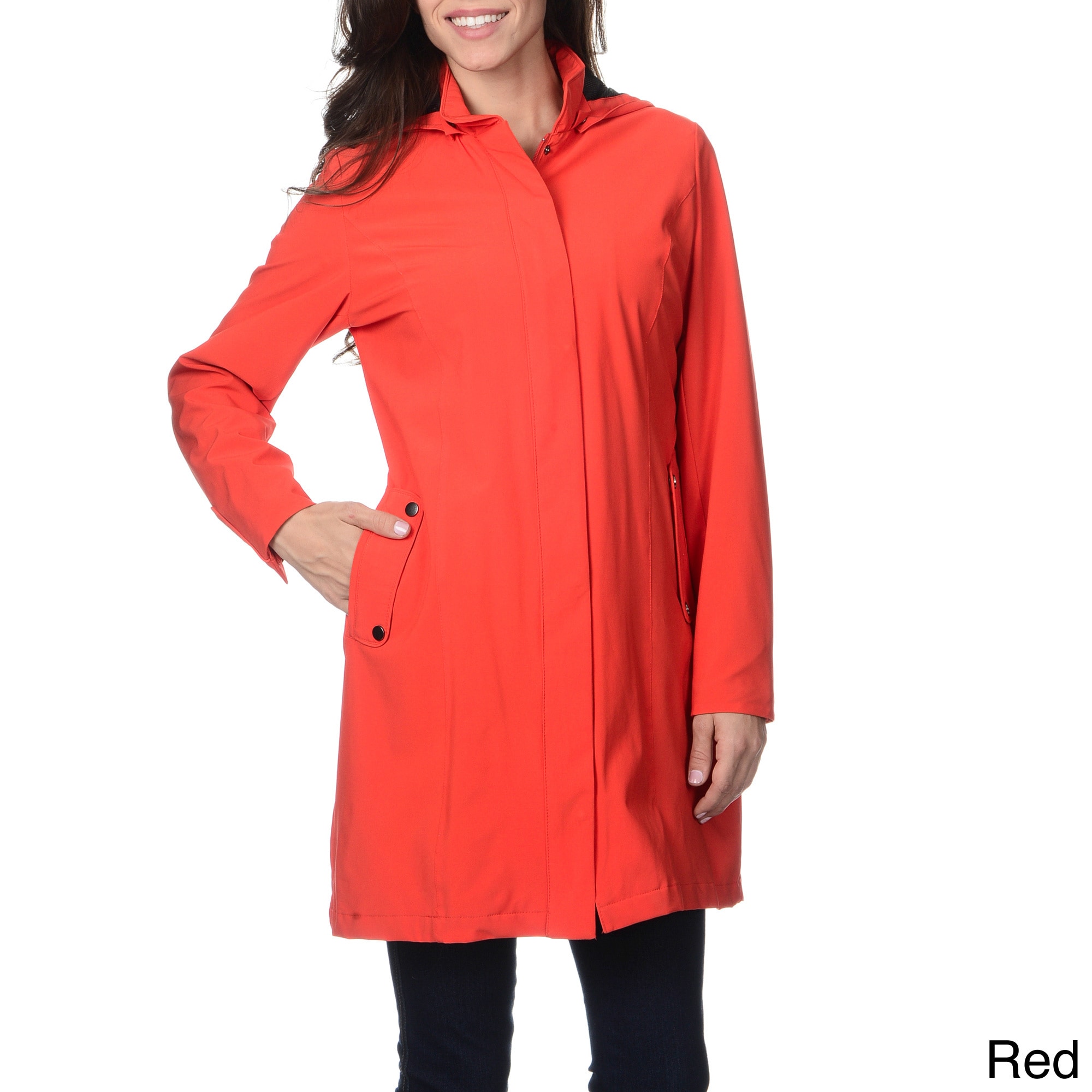 Nuage Nuage Womens Monza Lightweight Short Coat Red Size M (8  10)